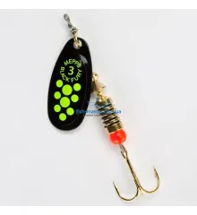 Блешня Mepps Black Fury 3 black/chartreuse 6,5гр