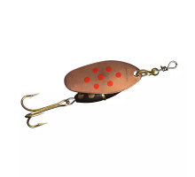 Spinner Myran Panter 70mm 10g #Copper - Red Dots