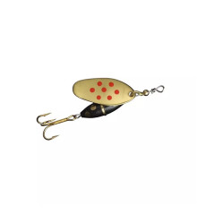 Spinner Myran Panter 70mm 10g #Gold - Red Dots