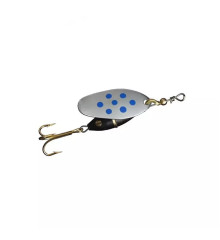 Блешня Myran Panter 90mm 20g #Silver - Blue Dots