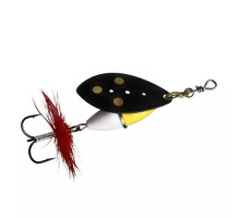 Блешня Myran Wipp 70mm 7g #Black - Yellow/White
