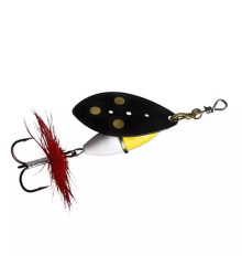 Блешня Myran Wipp 70mm 15g #Black - Yellow/White