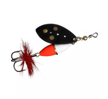 Блешня Myran Wipp 85mm 20g #Black - White/Hot