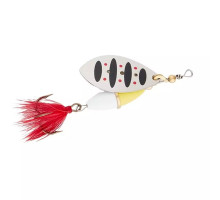 Spinner Myran Wipp 70mm 10g #Silver - Yellow/White