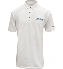 Cold Steel Embroidered Polo T-Shirt. Size - XL. White color