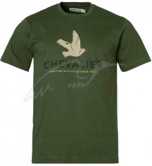Chevalier Shaw T-shirt. Size S. Green