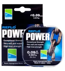 Леска Preston Reflo Power 100m 0.10mm 1.205kg