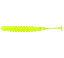 Silicone Reins AJI ADDER SHAD 2 '' 129 Glow chart silver 15 pcs					