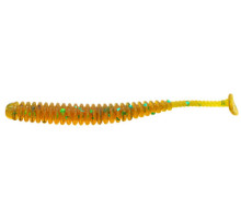 Silicone Reins AJI ADDER SHAD 2 '' 565 Motor oil green flake 15 pcs		