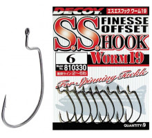 Decoy Worm 19 SS Hook 6, 9pcs
