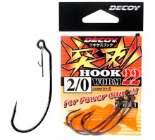 Decoy Worm 22 4/0 Hook, 3pcs