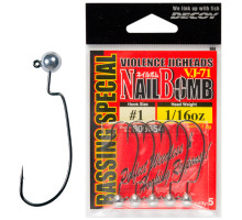 Jig head Decoy Nail Bomb VJ-71 # 1 2.5g 5pcs / pack