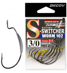 Decoy Worm 102 S-Switcher 2/0 Hook, 5pcs