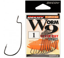 Decoy Worm 9 Upper Cut 4/0 Hook, 6pcs