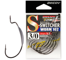 Decoy Worm 102 S-Switcher 5/0 Hook, 4pcs