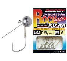Джиг головка Decoy Rock Magic SV-68 #6 2.5g 5 шт/уп