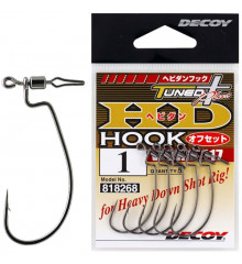 Крючок Decoy Worm117 HD Hook offset #2/0 4шт