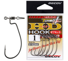 Гачок Decoy Worm117 HD Hook Offset #3/0 (4 шт/уп)