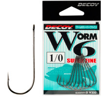 Гачок Decoy Worm6 Super Fine #3/0 (8 шт/уп)