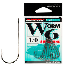 Крючок Decoy Worm 6 Super Fine 3/0, 8шт