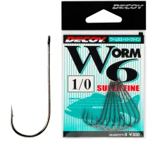 Гачок Decoy Worm6 Super Fine #2 (9 шт/уп)