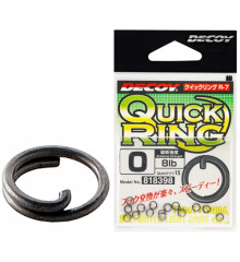 Decoy Qucik Ring R-7 # 1, 10lb, 15pcs