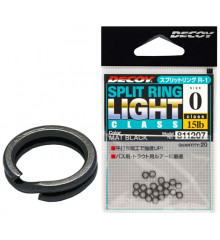 Decoy Split Ring 0, 15lb, 20 pcs
