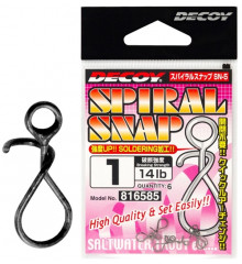 Застібка Decoy SN-5 Spiral Snap #2 18lb (6 шт/уп)