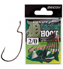 Крючок Decoy Worm 21 Digging Hook 2/0, 7шт