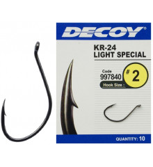 Крючок Decoy KR-24 Light Special #5, 10 шт.