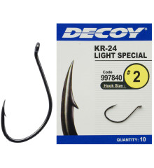 Крючок Decoy KR-24 Light Special #4, 10 шт.
