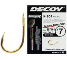 Крючок Decoy K-101 Round #7, 12 шт.