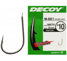 Decoy hook M-001 Round light 10, 15 pcs.