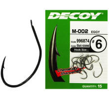 Крючок Decoy M-002 Eggy 10, 15шт.