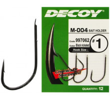 Крючок Decoy M-004 Bait Holder 2, 12 шт.
