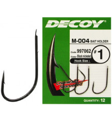 Крючок Decoy M-004 Bait Holder 1, 12 шт.