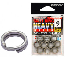Кольцо заводное Decoy Split Ring 8, 150lb, 10 шт.