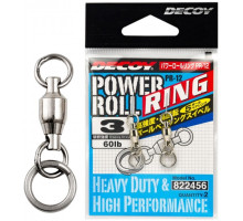 Вертлюжок Decoy PR-12 Power Roll Ring з заводним кільцем #5 (2 шт/уп)