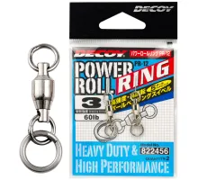 Вертлюжок Decoy PR-12 Power Roll Ring з заводним кільцем #5 (2 шт/уп)