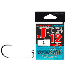 Крючок Decoy JIG12 #4, 9шт
