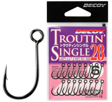Decoy Single Hook 28 Troutin Single 8, 16 pcs