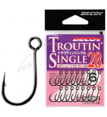 Decoy Single Hook 28 Troutin Single 8, 16 pcs
