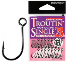 Decoy Single Hook 28 Troutin Single 4, 16 pcs