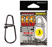 Застежка Decoy SN-3 Egg Snap 4, 90lb, 7 шт
