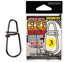 Clasp Decoy SN-3 Egg Snap 1.5, 38lb, 7 pcs
