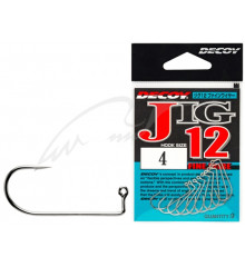 Крючок Decoy JIG12 Fine Wire #1 (9 шт/уп)