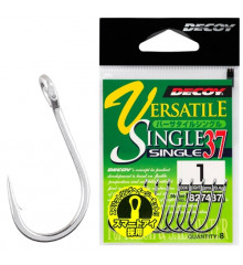 Decoy Single 37 Versatile Single 3/0 Hook, 7 pcs