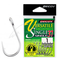 Decoy Single 37 Versatile Single 5/0 Hook, 5 pcs