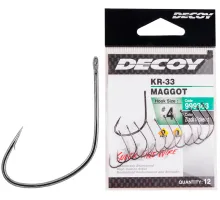 Гачок Decoy KR-33 Maggot #4 (12 шт/уп)