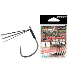 Гачок Decoy Worm220 Cover Finesse HD #1 (5 шт/уп)